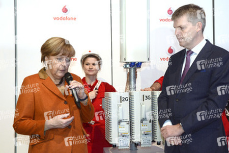 CeBIT Eröffnungsrundgang der Kanzlerin, Hannover