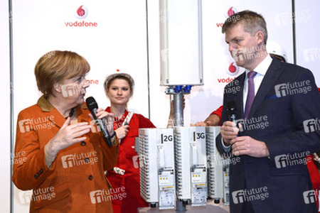 CeBIT Eröffnungsrundgang der Kanzlerin, Hannover