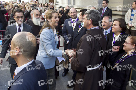 Prinzessin Elena beim traditionellen 'Thanksgiving to Medinaceli's Christ', Madrid