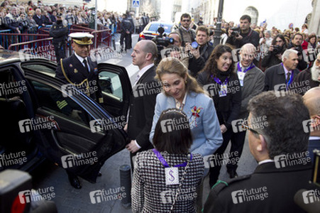 Prinzessin Elena beim traditionellen 'Thanksgiving to Medinaceli's Christ', Madrid