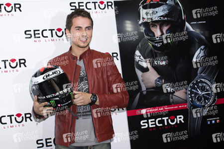 Jorge Lorenzo die Sector Uhren Collection, Madrid