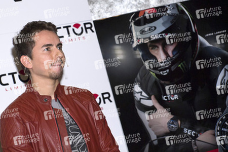 Jorge Lorenzo die Sector Uhren Collection, Madrid