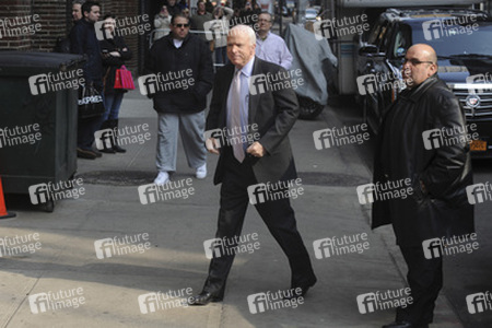 John McCain bei der 'Late Show with David Letterman', New York