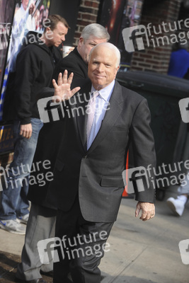 John McCain bei der 'Late Show with David Letterman', New York