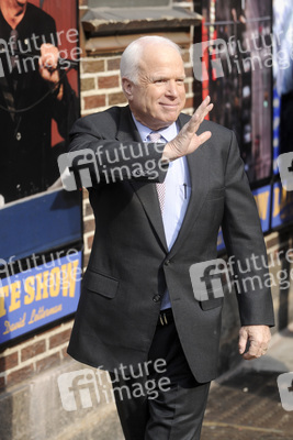 John McCain bei der 'Late Show with David Letterman', New York