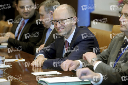 Arseniy Yatsenyuk bei den Vereinten Nationen, New York