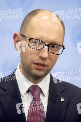 Arseniy Yatsenyuk bei den Vereinten Nationen, New York