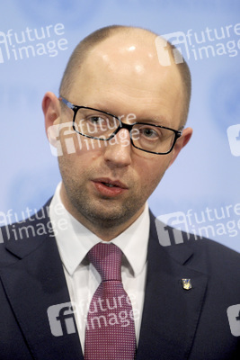 Arseniy Yatsenyuk bei den Vereinten Nationen, New York