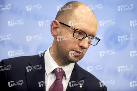 Arseniy Yatsenyuk bei den Vereinten Nationen, New York