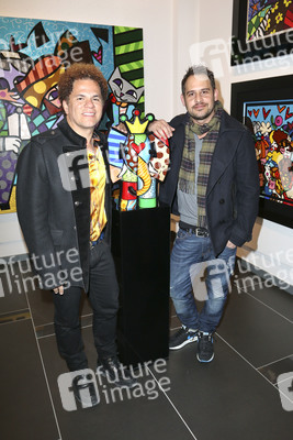 Romero Britto Ausstellungseröffnung, Hamburg