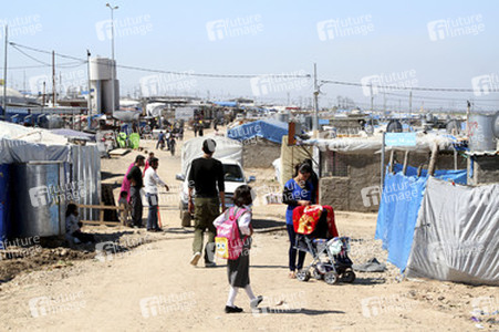 Camp für syrische Bürgerkriegsflüchtlinge in Domiz