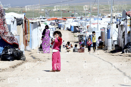 Camp für syrische Bürgerkriegsflüchtlinge in Domiz