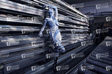 Schlosserei / Metalworking Bodypainting