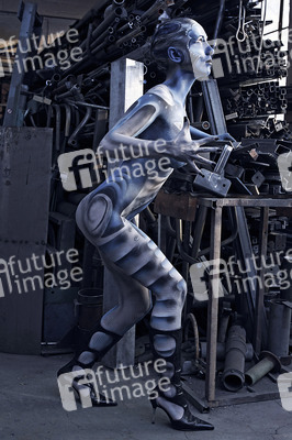 Schlosserei / Metalworking Bodypainting