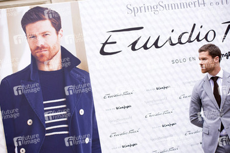 Xabi Alonso präsentiert die neue Emidio Tucci Collection, Madrid