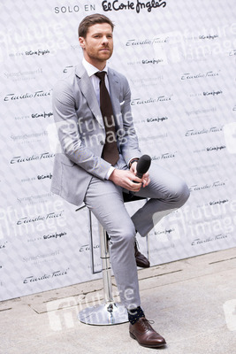 Xabi Alonso präsentiert die neue Emidio Tucci Collection, Madrid