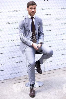 Xabi Alonso präsentiert die neue Emidio Tucci Collection, Madrid