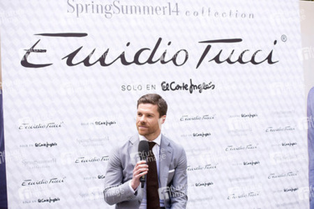 Xabi Alonso präsentiert die neue Emidio Tucci Collection, Madrid