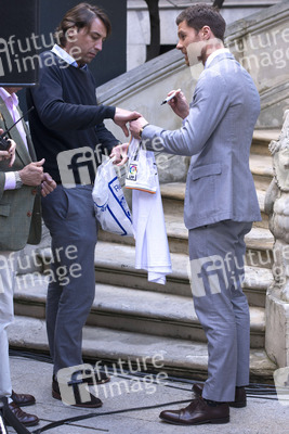 Xabi Alonso präsentiert die neue Emidio Tucci Collection, Madrid