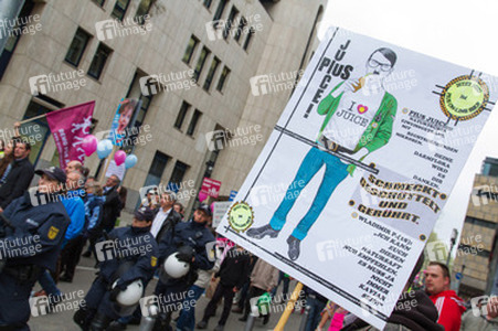 Bildungsplan-Demos in Stuttgart
