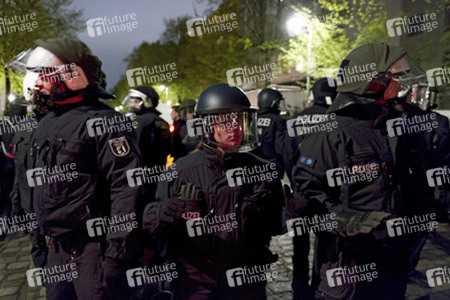 Demonstration am Oranienplatz, Berlin