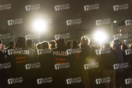 Demonstration am Oranienplatz, Berlin