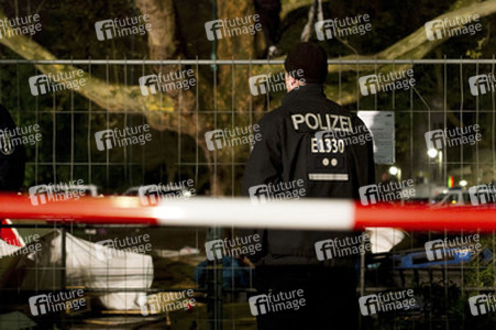 Demonstration am Oranienplatz, Berlin