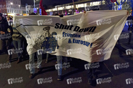 Demonstration am Oranienplatz, Berlin