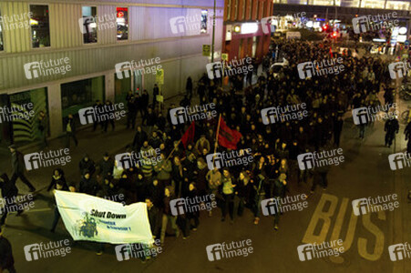 Demonstration am Oranienplatz, Berlin