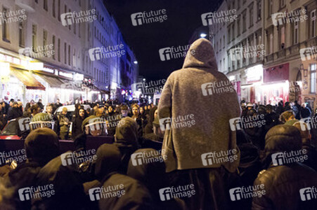 Demonstration am Oranienplatz, Berlin
