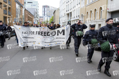 Demonstration am Oranienplatz, Berlin