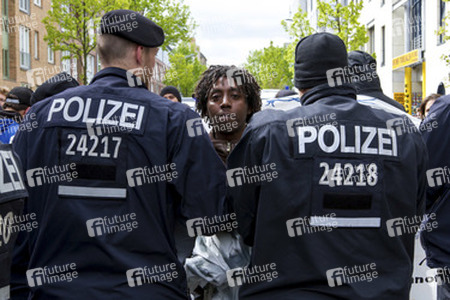 Demonstration am Oranienplatz, Berlin