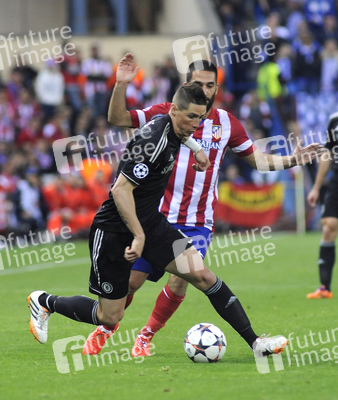 Champions League Match Atletico Madrid vs. FC Chelsea, Madrid
