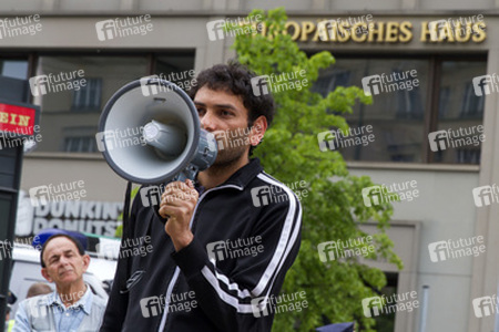 Refugees Demonstration vom Pariser Platz zum Kanzleramt, Berlin