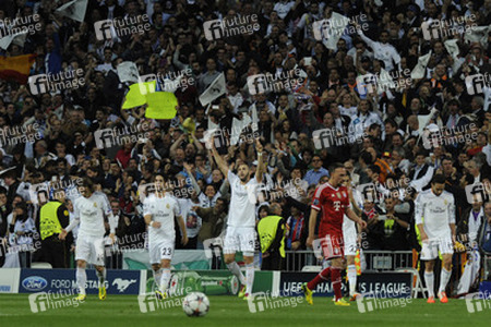 Champions League Match Real Madrid vs. FC Bayern München, Madrid