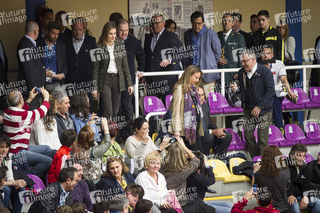 Princess Letizia bei der 'Volleyball Spanish Scholarship Competition 2014', Valladolid