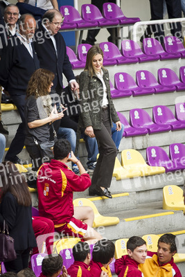 Princess Letizia bei der 'Volleyball Spanish Scholarship Competition 2014', Valladolid
