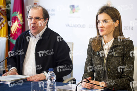 Princess Letizia bei der 'Volleyball Spanish Scholarship Competition 2014', Valladolid