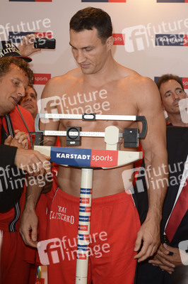 Wiegen zum Kampf Klitschko vs. Leapi, Mülheim an der Ruhr