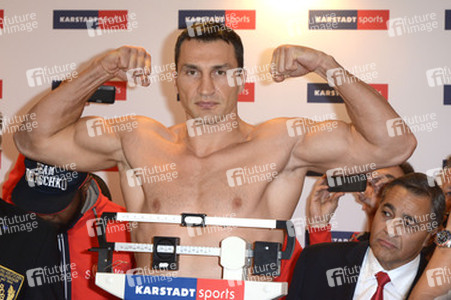 Wiegen zum Kampf Klitschko vs. Leapi, Mülheim an der Ruhr