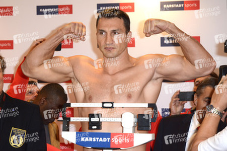 Wiegen zum Kampf Klitschko vs. Leapi, Mülheim an der Ruhr