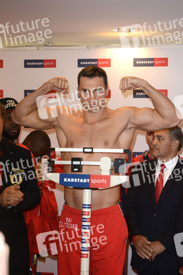 Wiegen zum Kampf Klitschko vs. Leapi, Mülheim an der Ruhr