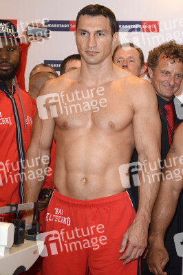 Wiegen zum Kampf Klitschko vs. Leapi, Mülheim an der Ruhr