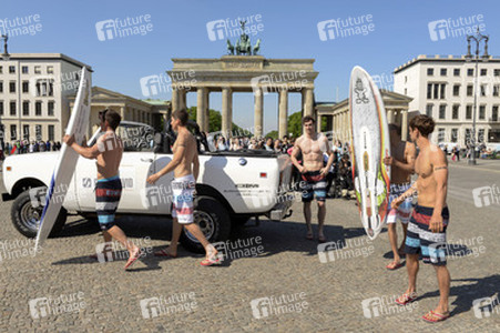 Open Air-Fashionshow des Menswear-Labels Camp David, Berlin