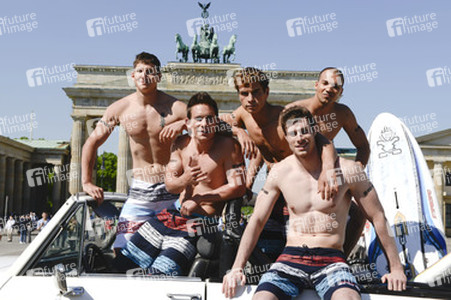 Open Air-Fashionshow des Menswear-Labels Camp David, Berlin