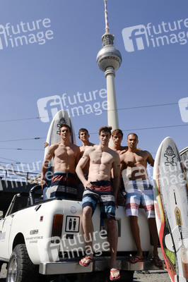 Open Air-Fashionshow des Menswear-Labels Camp David, Berlin
