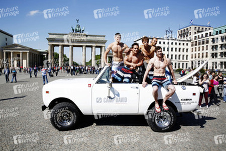 Open Air-Fashionshow des Menswear-Labels Camp David, Berlin