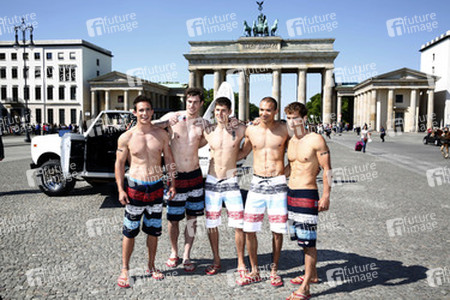 Open Air-Fashionshow des Menswear-Labels Camp David, Berlin