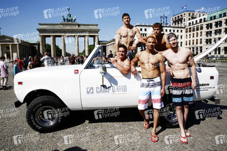 Open Air-Fashionshow des Menswear-Labels Camp David, Berlin