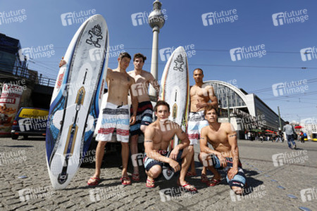 Open Air-Fashionshow des Menswear-Labels Camp David, Berlin